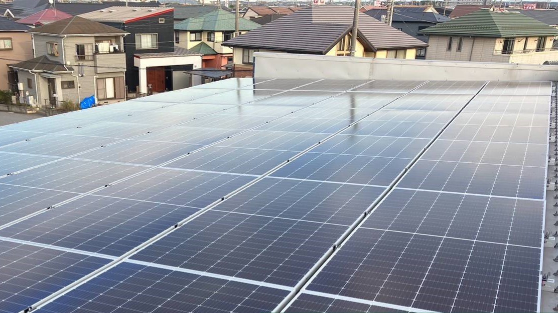 【自家消費】千葉県市原市　屋根載せ太陽光完工