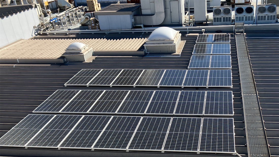 【自家消費】千葉県千葉市　屋根載せ太陽光完工